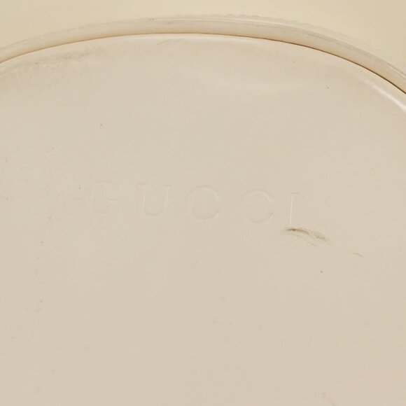 GUCCI Body Bag Enamel White Gold 003 2113 0027 Auth bs28429 - Picture 3 of 16